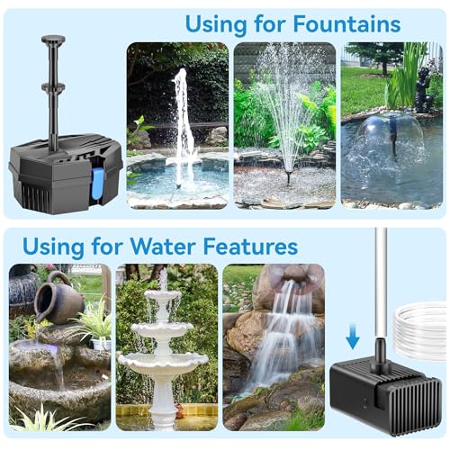Bonsai Garden Fountain - 3000mAh 통합형 파워 뱅크가 포함된 8W