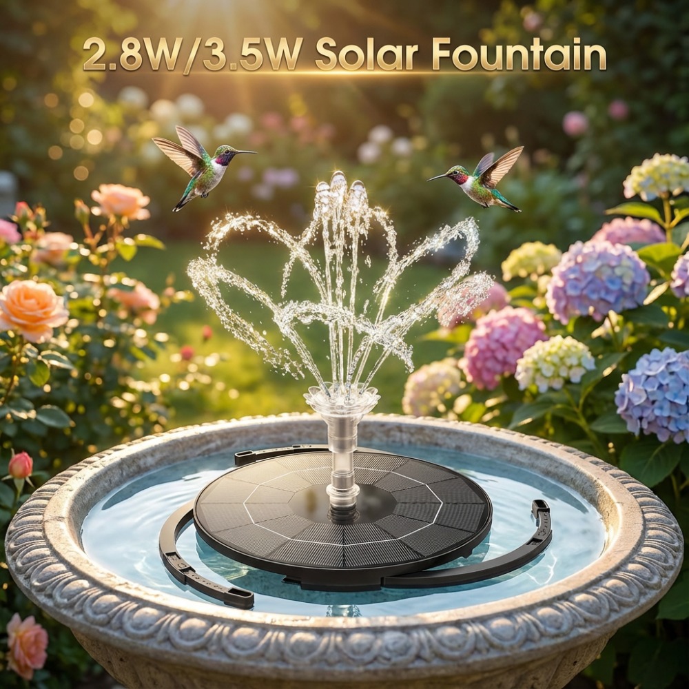 Bonsai Garden Fountain - 태양광 분수 펌프, DIY 분수 키트,