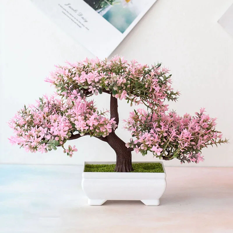 Bonsai Gardenia - 인공 식물 분재 가짜 식물 꽃