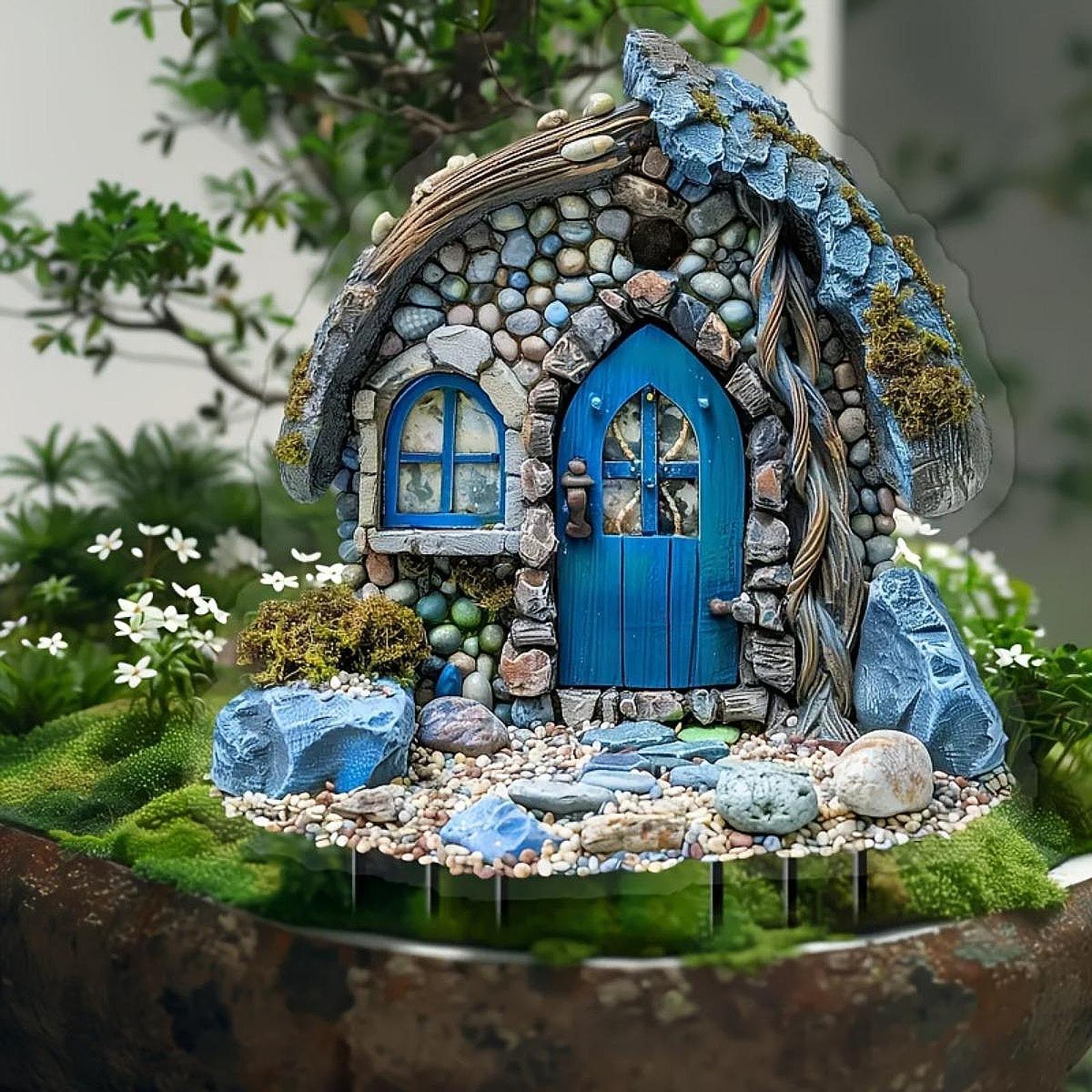 집 장식용 정원 장식품 2D 창의적인 아크릴 표지판 화 - Bonsai Garden Backyard 리뷰 및 가격