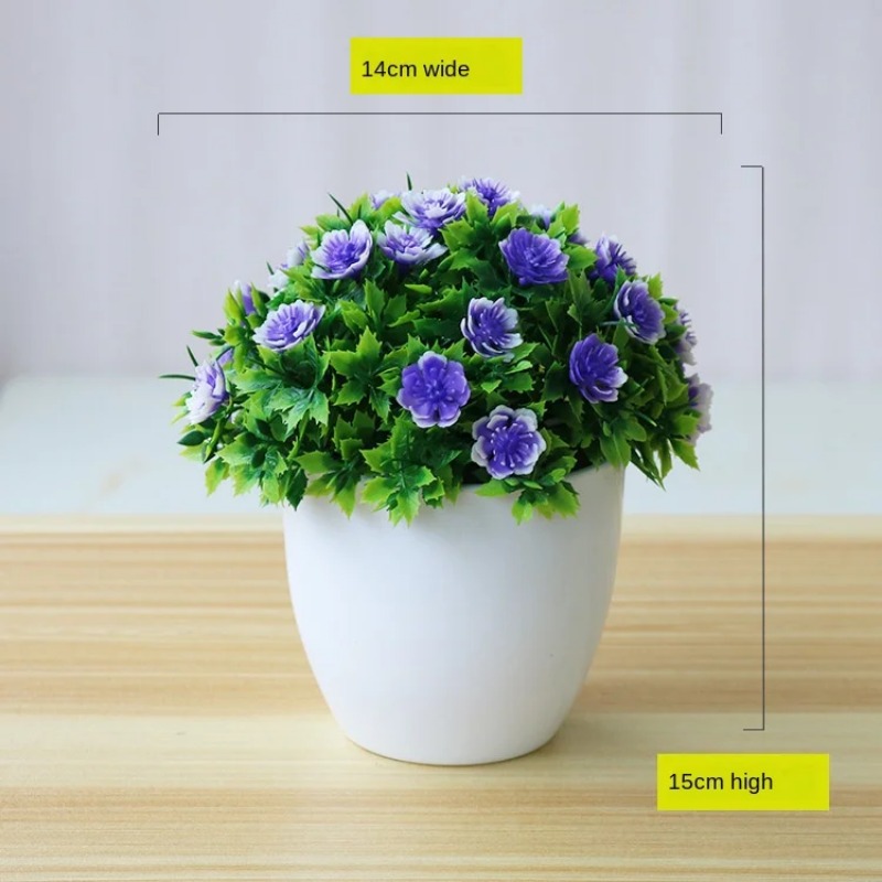 인공 식물 분재 작은 꽃 화분 식물, 가짜 꽃 화분 장 - Bonsai Gardenia 리뷰 및 가격