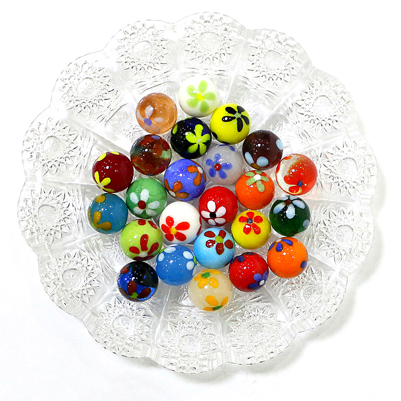 6pcs 16mm 다채로운 희귀 유리 구슬 공 홈 탁상 - Bonsai Garden Indoor 리뷰 및 가격