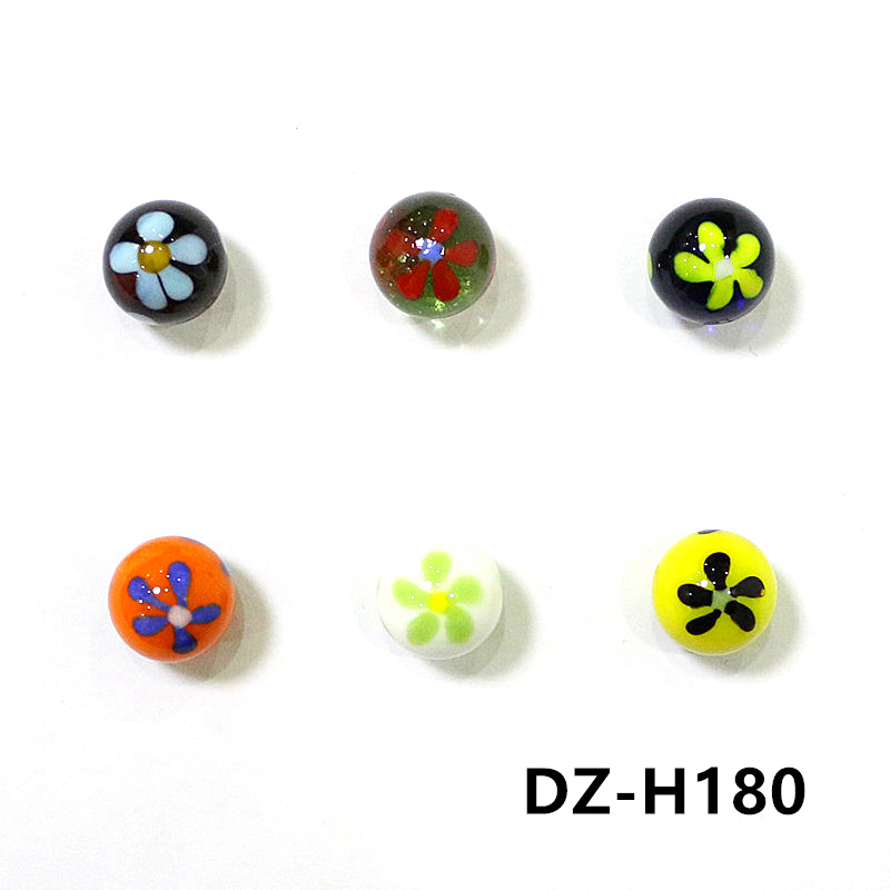 6pcs 16mm 다채로운 희귀 유리 구슬 공 홈 탁상 - Bonsai Garden Indoor 리뷰 및 가격