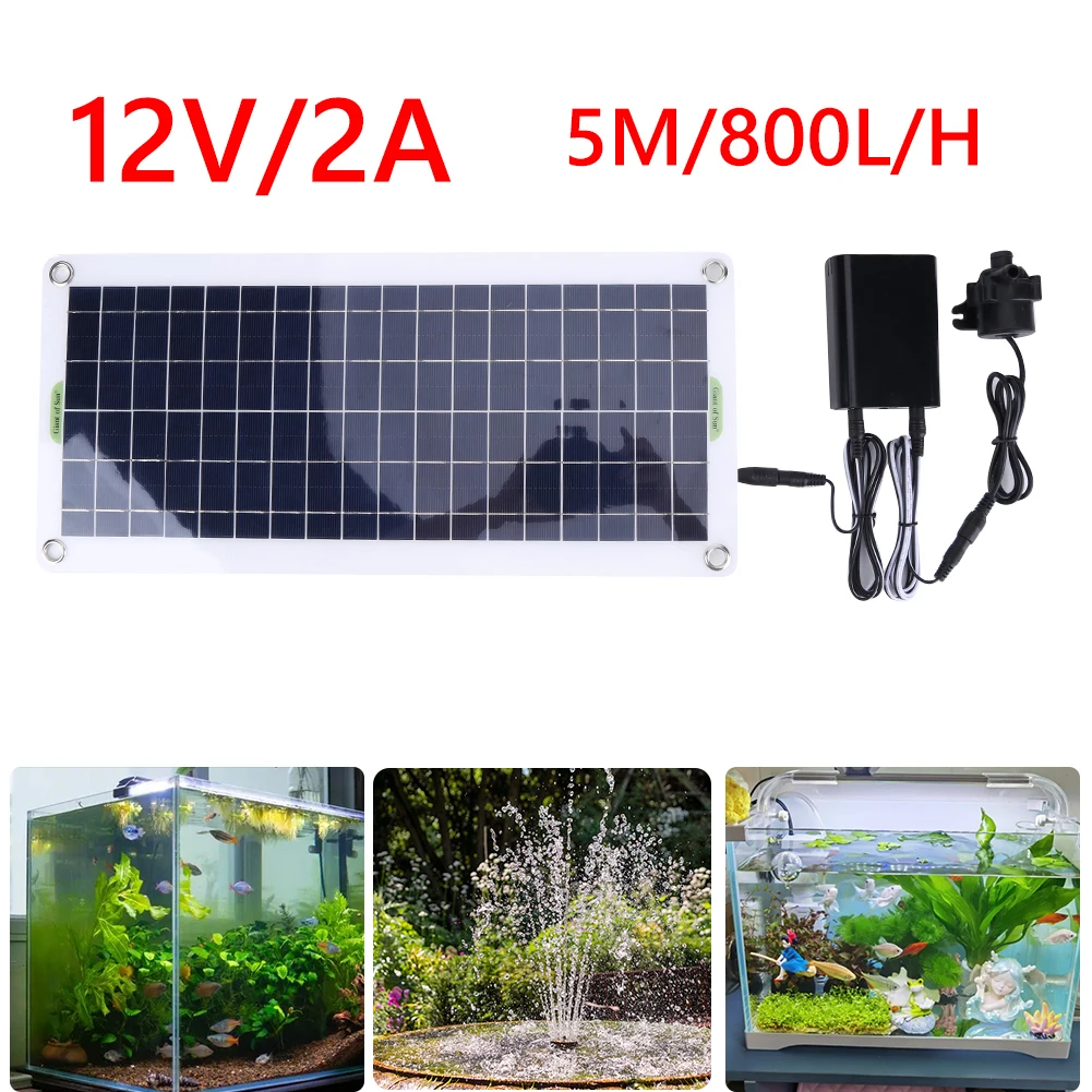 30W 800L/H DC 18V 저소음 브러시리스 태양 - Bonsai Garden Fountain 리뷰 및 가격