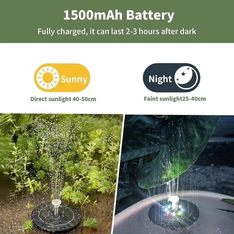 LED 조명 태양열 분수 조명, 회전 분수, 워터 펌프 - Bonsai Garden Fountain 리뷰 및 가격