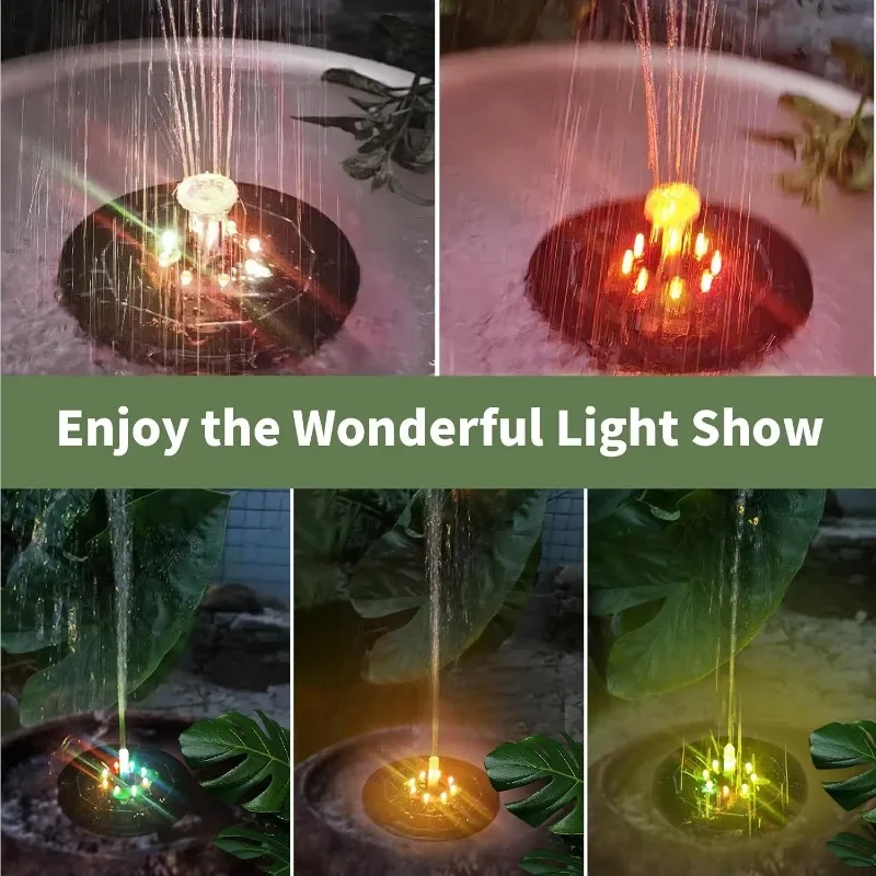 LED 조명 태양열 분수 조명, 회전 분수, 워터 펌프 - Bonsai Garden Fountain 리뷰 및 가격