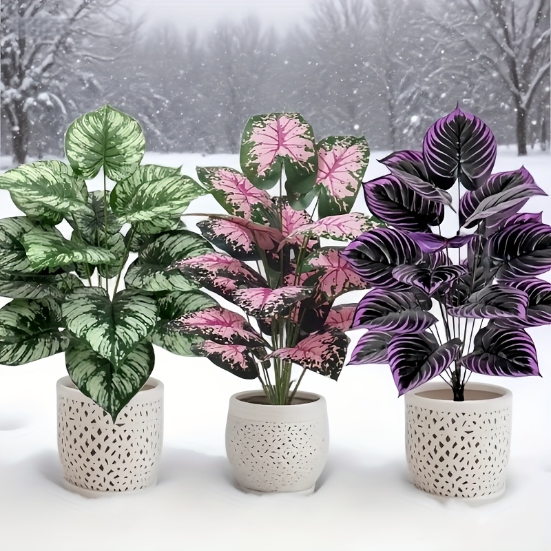 3pcs 60cm 대형 인공 녹색 식물 세트 정원 장식 - Bonsai Gardenia 리뷰 및 가격