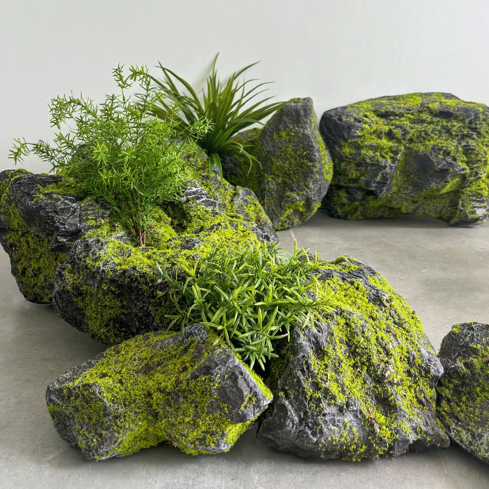 조경용 인조 이끼석, 가벼운 인조석 장식, 정원 연못  - Bonsai Garden Backyard 리뷰 및 가격