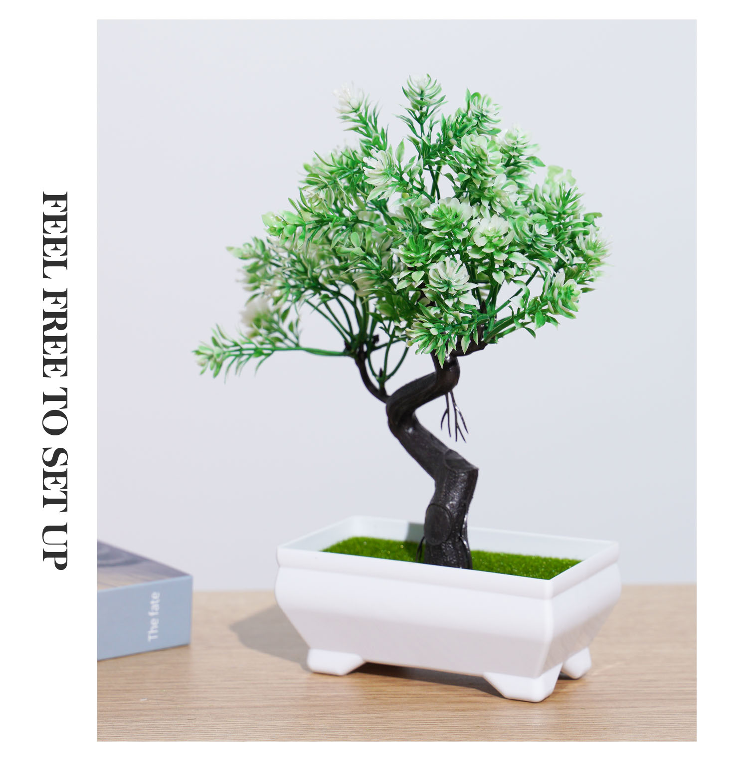 인공 식물 분재 작은 나무 화분, 화려한 배열 장식품, - Bonsai Garden Sushi 리뷰 및 가격