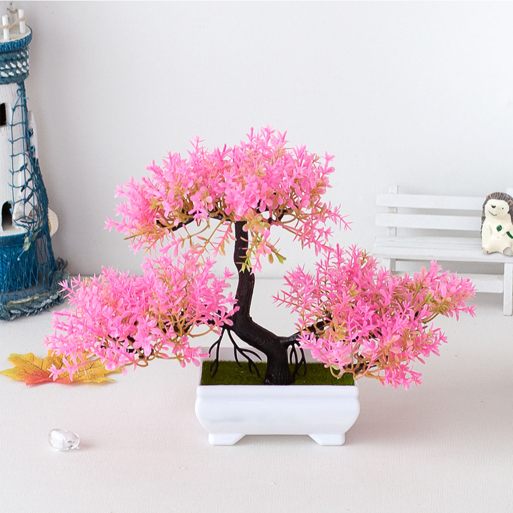 인공 플라스틱 식물 분재 작은 나무 냄비 화분에 심은  - Bonsai Garden Sushi 리뷰 및 가격