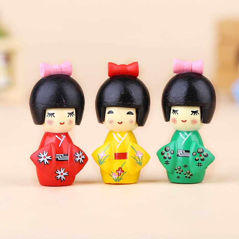 새로운 일본 귀여운 소녀 피규어 분재 장식 미니 홈 데 - Bonsai Gardenia 리뷰 및 가격