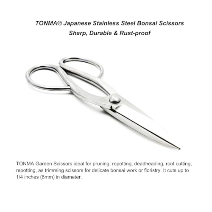 톤마 가위 [일본산] 8인치 솔리드 스테인리스 스틸 하 - Bonsai Garden In Japan 리뷰 및 가격