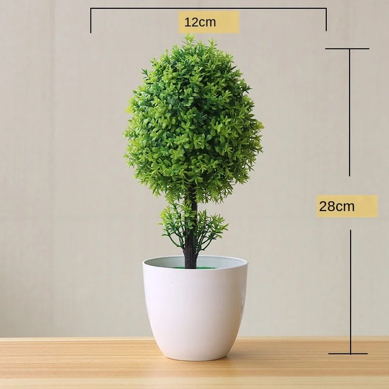 인공 식물 화분 분재 녹색 작은 나무 식물, 가짜 꽃  - Bonsai Garden Sushi 리뷰 및 가격
