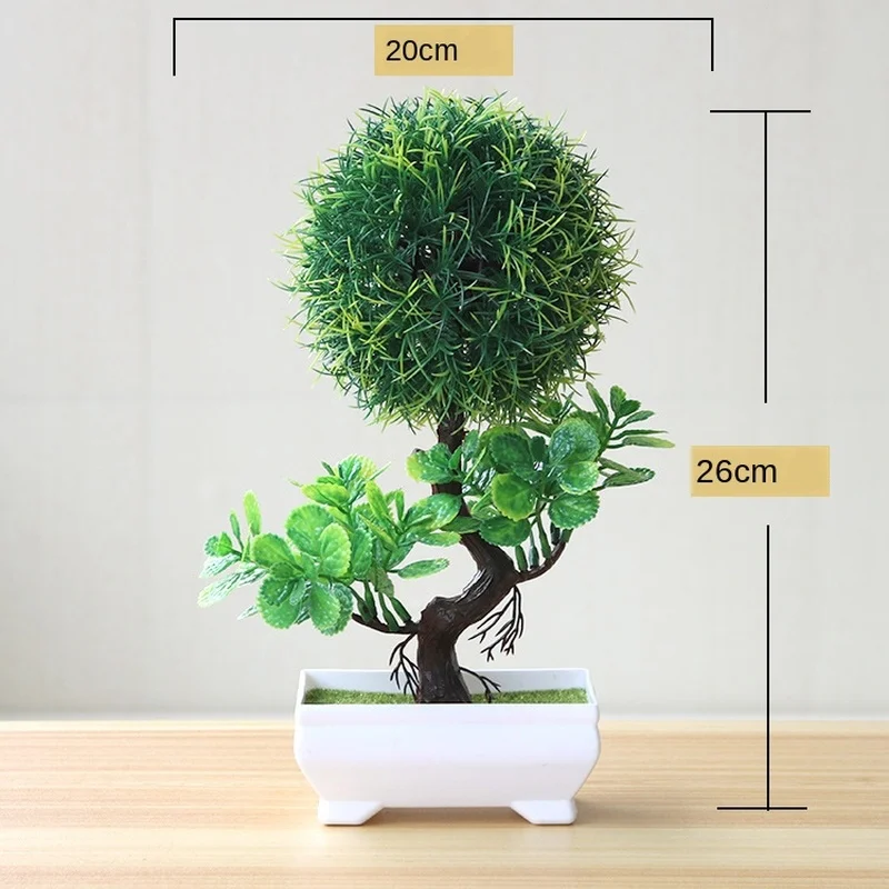 인공 식물 화분 분재 녹색 작은 나무 식물, 가짜 꽃  - Bonsai Garden Sushi 리뷰 및 가격